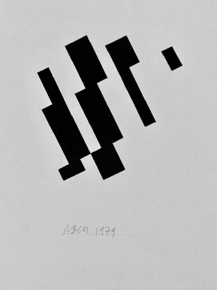 A(ii) 1979/ 1980 drawing by Richard Bell 