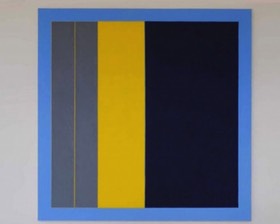 counter-intuitive ptg 1 (B-Y) 2015 Oil on Linen By Richard Bell