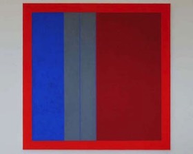 counter-intuitive ptg 1 (B-R) oil on linen canvas 2015 By Richard Bell