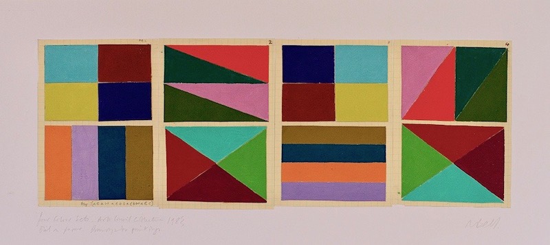 Colour set drawings, 1983 by Richard Bell