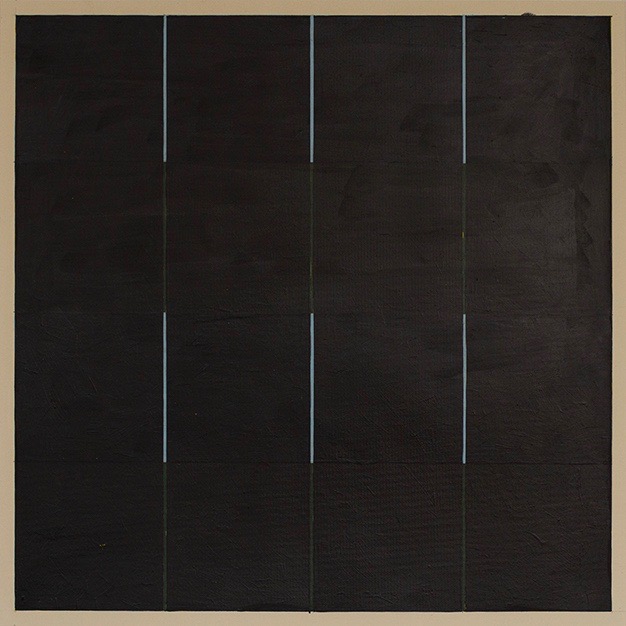 Overlays drawing of a painting in 1991 by Richard Bell